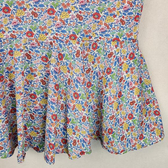 J.Crew LIBERTY Fabric Trumpet Skirt Women’s SZ 00 Multicolor Ditzy Floral EUC - Picture 6 of 16